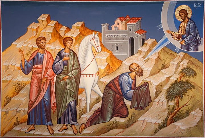 Pál apostol megtérése ikon